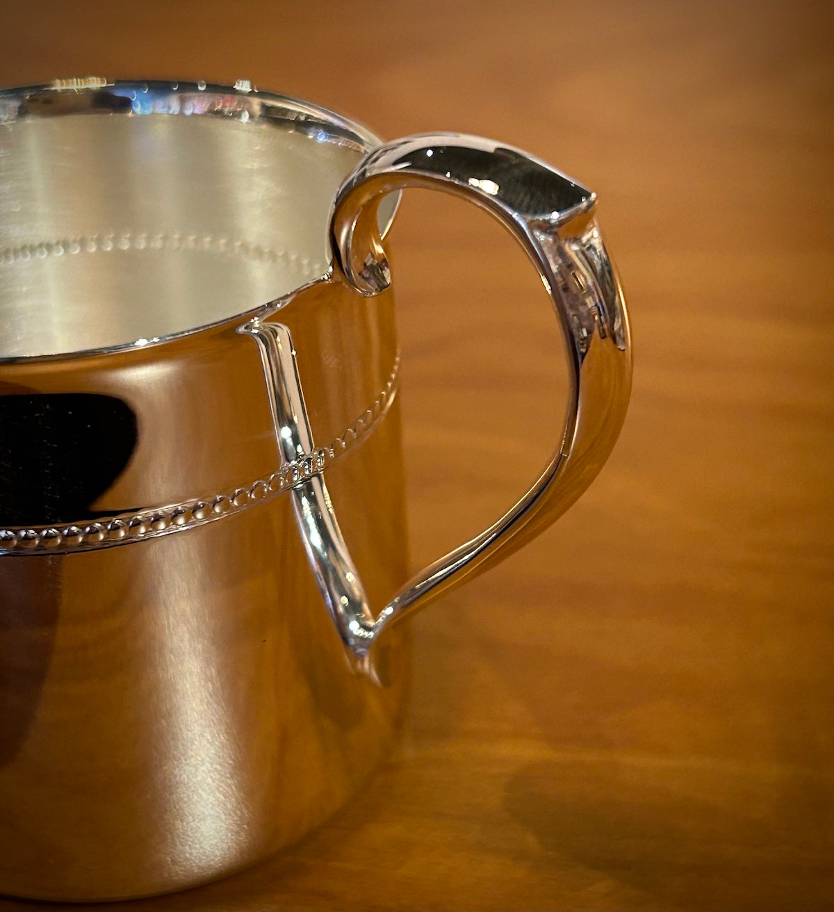 Reed & Barton Royal Bead Silverplate Baby Cup