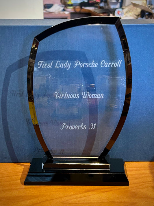 Regal Black Peak Glass Award