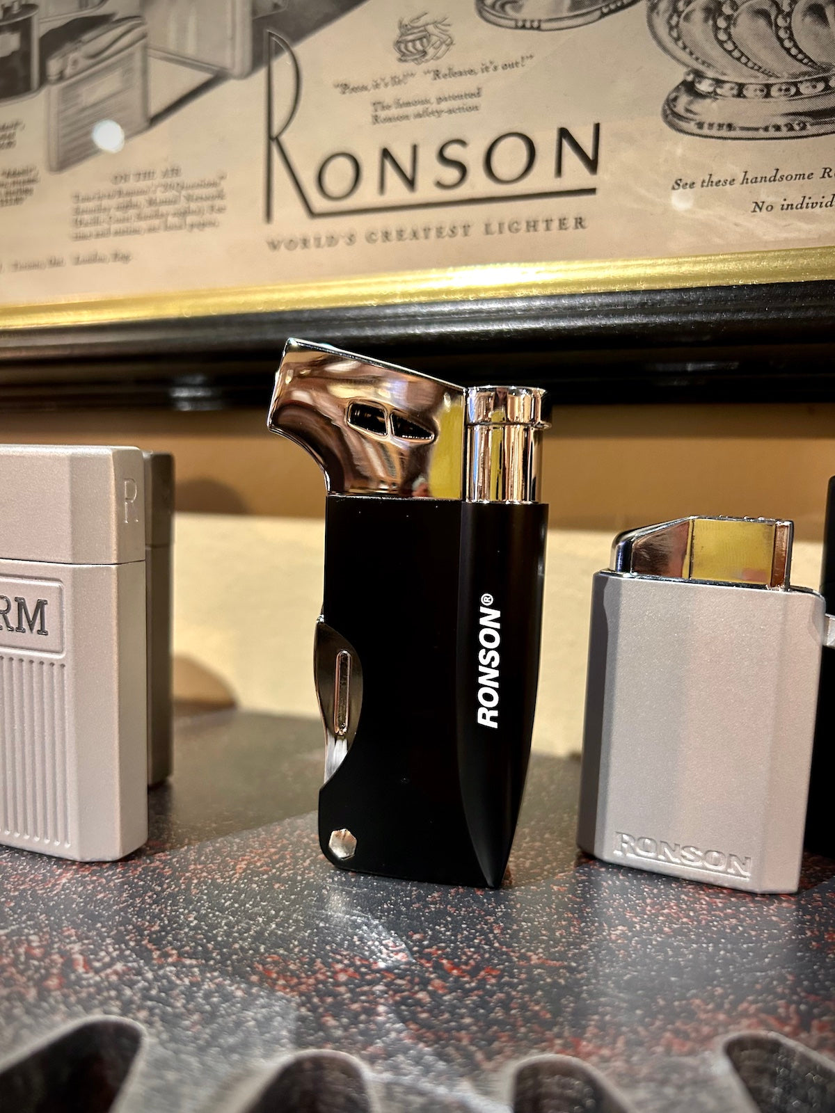 Ronson Butane Cigar Lighter & Tools