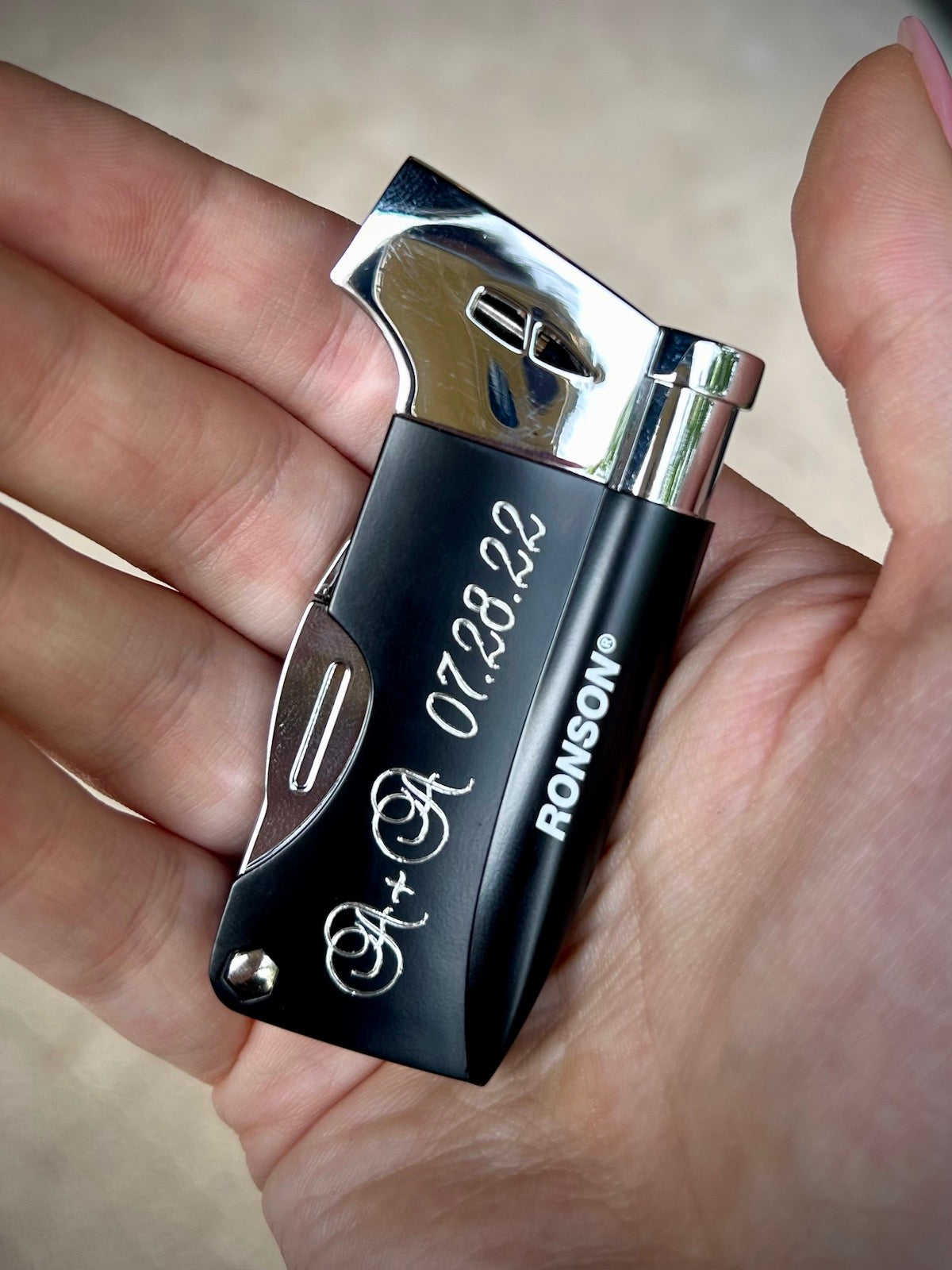 Ronson Butane Cigar Lighter & Tools