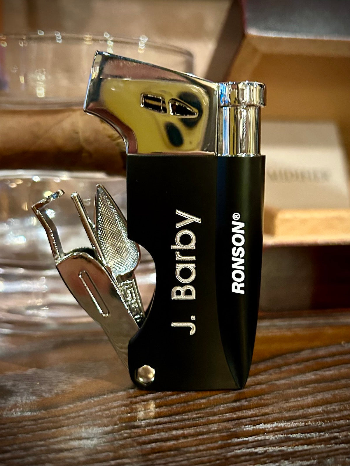 Ronson Butane Cigar Lighter & Tools