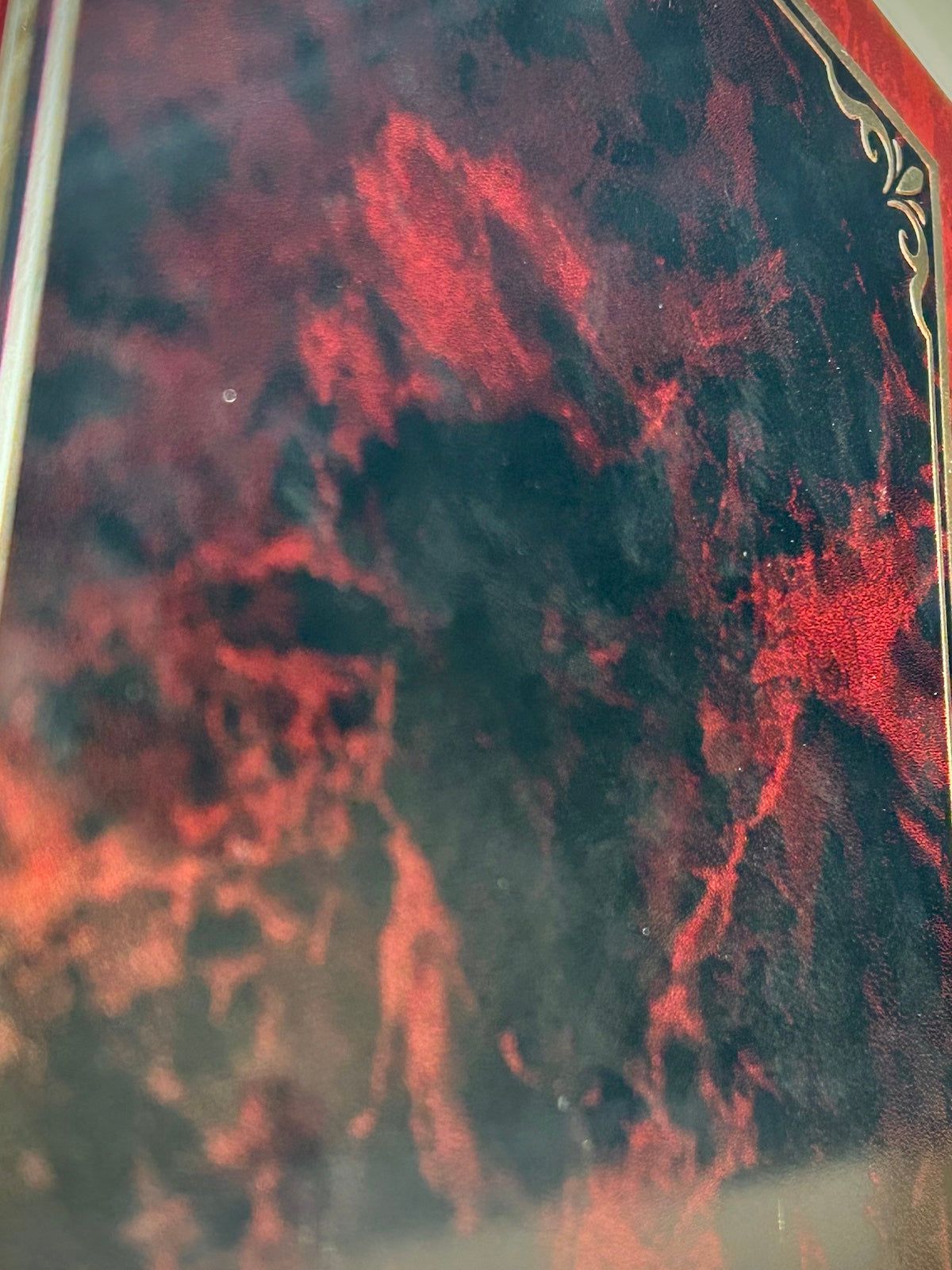 Ruby Marble Finish Plaque