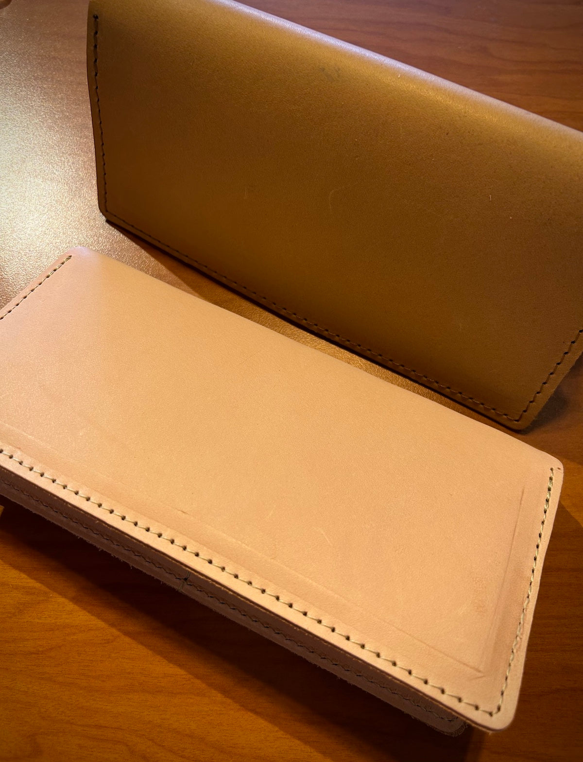 Handmade Tall Cowboy Leather Wallet