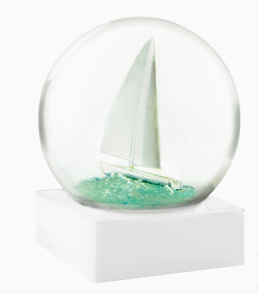 Sailboat Snow Globe
