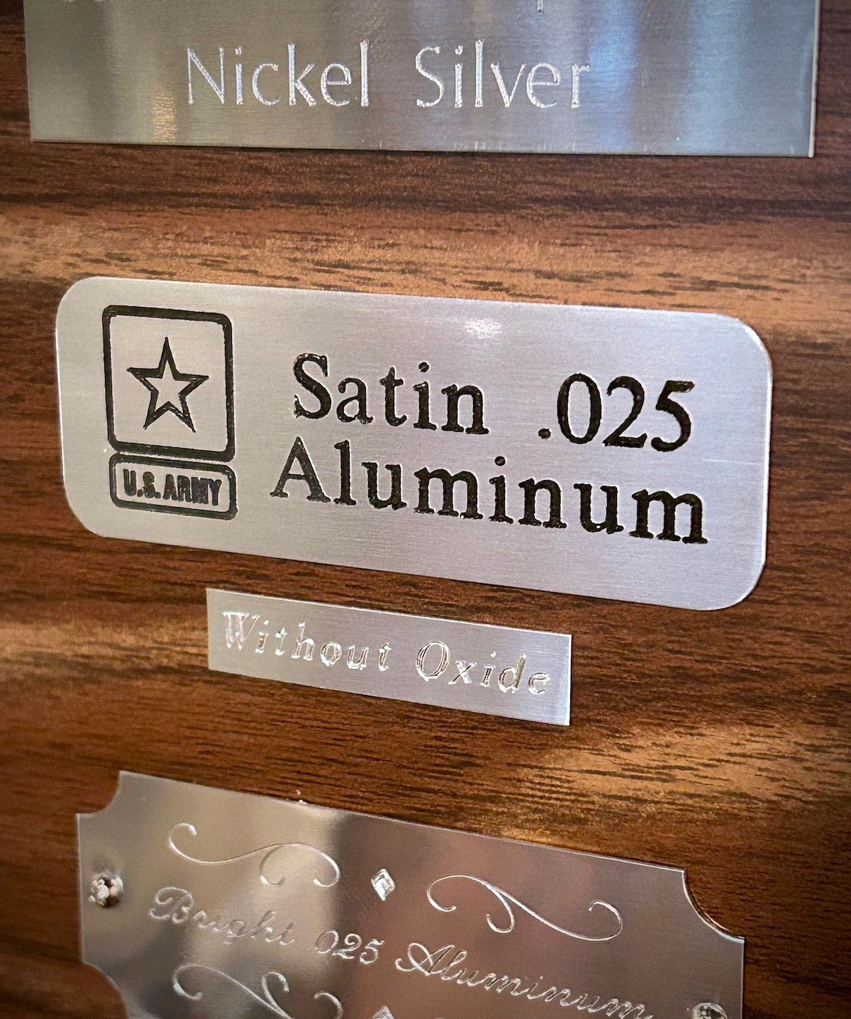 Satin Aluminum Plate (any size)