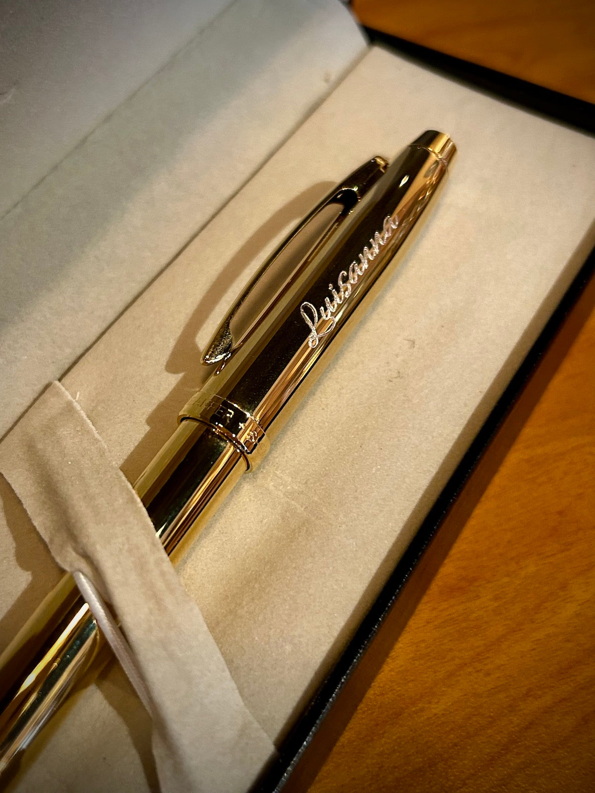 Sheaffer 100 Glossy PVD Gold with Gold Trim Ballpoint Pen