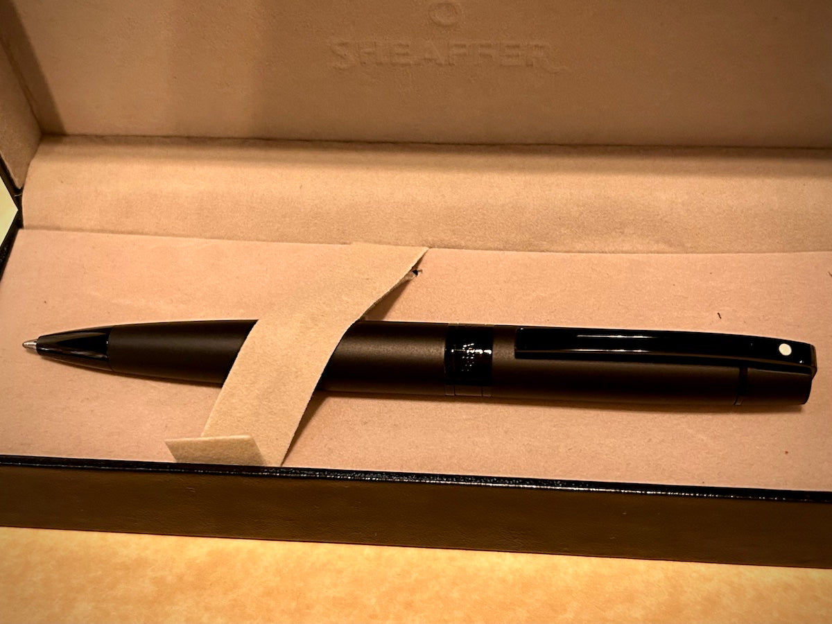 Sheaffer 300 Matte Black with Polished Black Trim Ballpoint Pen