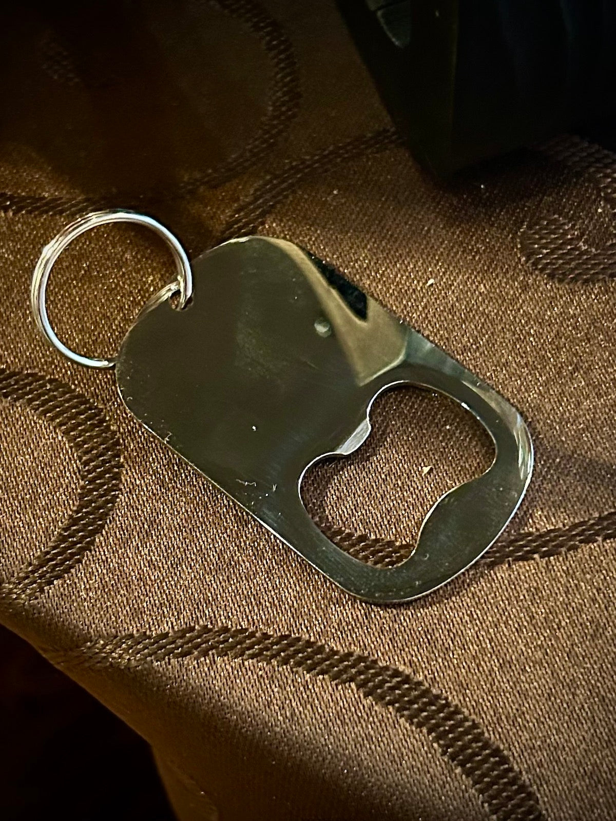 Stainless Steel Bottle Opener Keychain