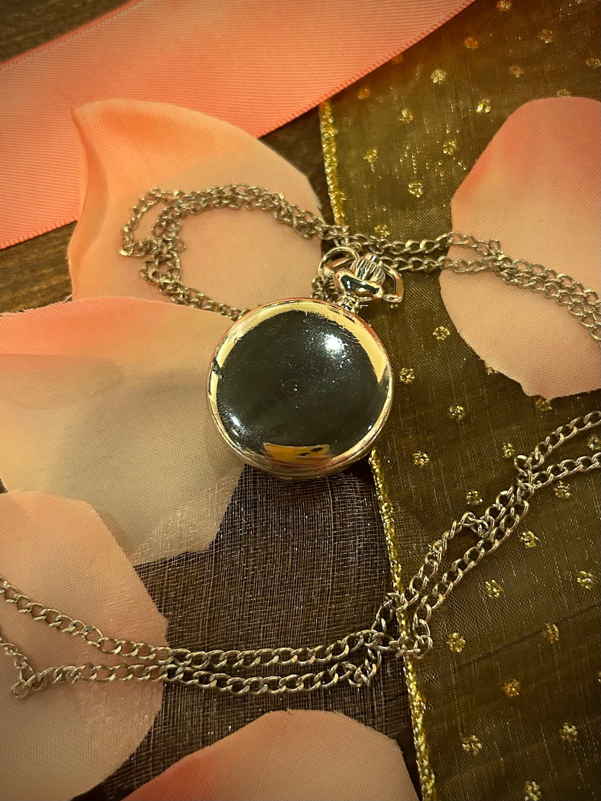 The Flora Pocket Watch Necklace