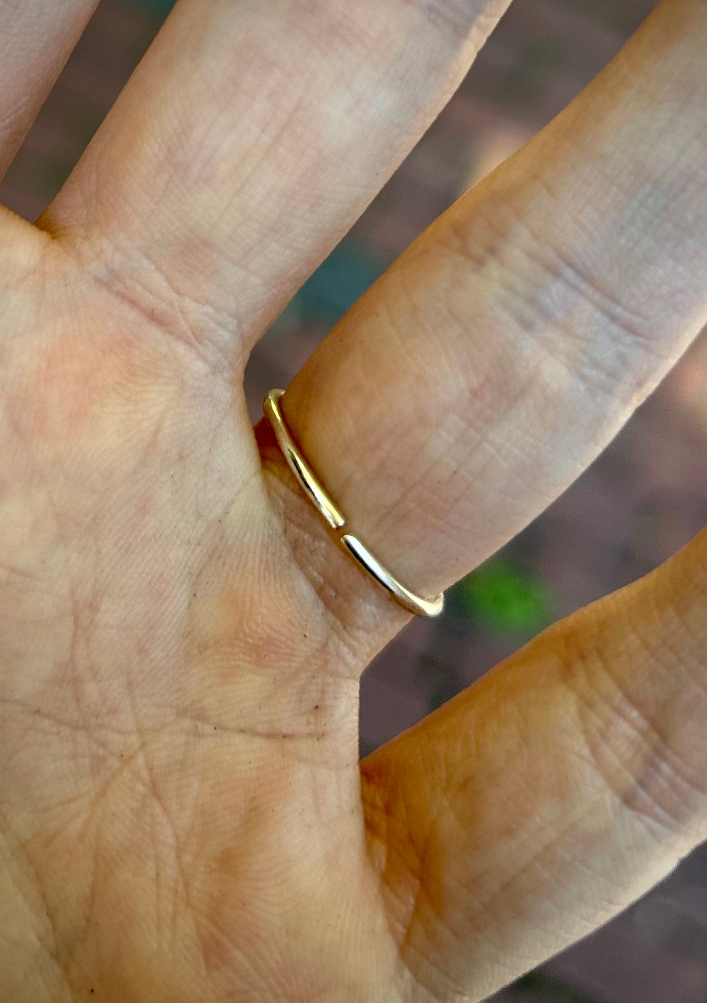 Handmade Star Bright Silver Ring