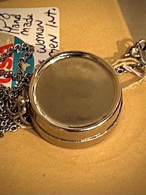 Silver Compass Necklace