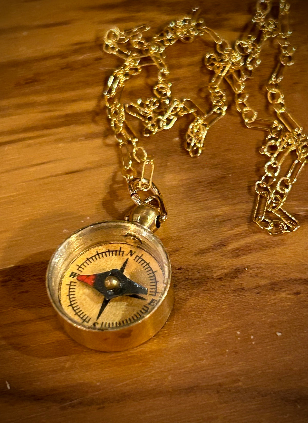 Tiny Compass Necklace