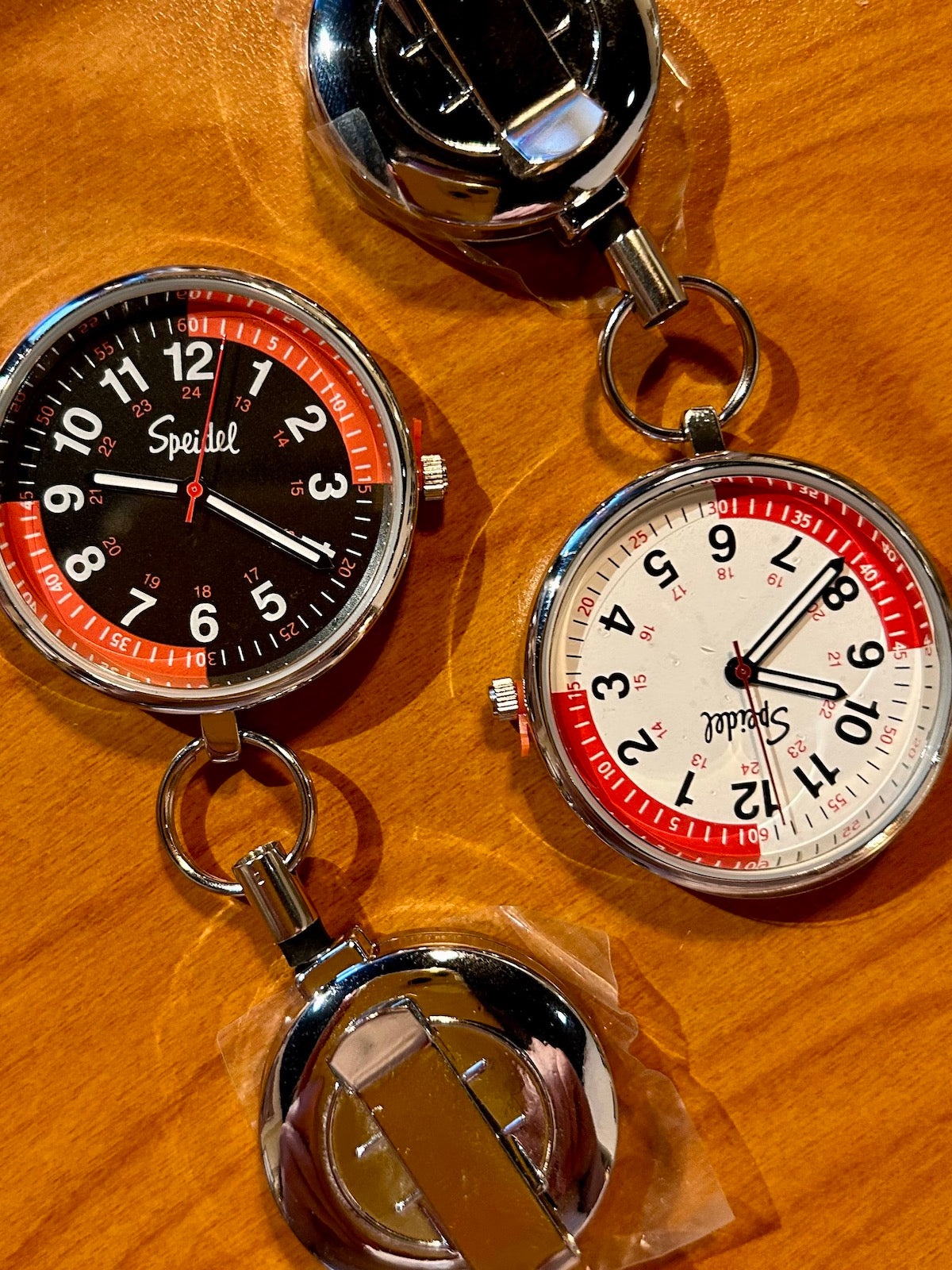 Speidel Set of 2 Pulsometer Watch Fobs Unforgettable Engraved Gifts