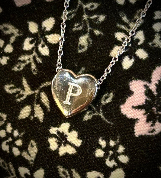 Sterling Silver Girls' Heart Necklace