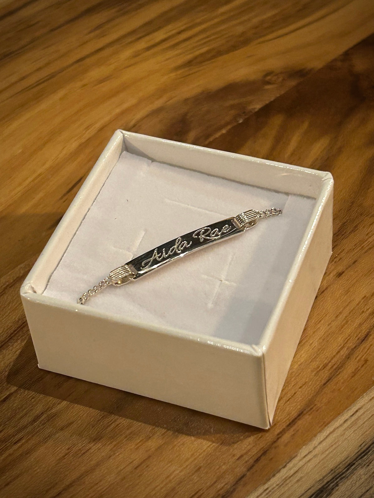 Sterling Silver Toddler ID Bracelet