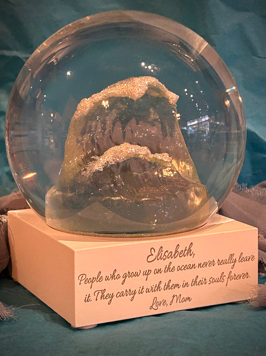 The Wave Snow Globe
