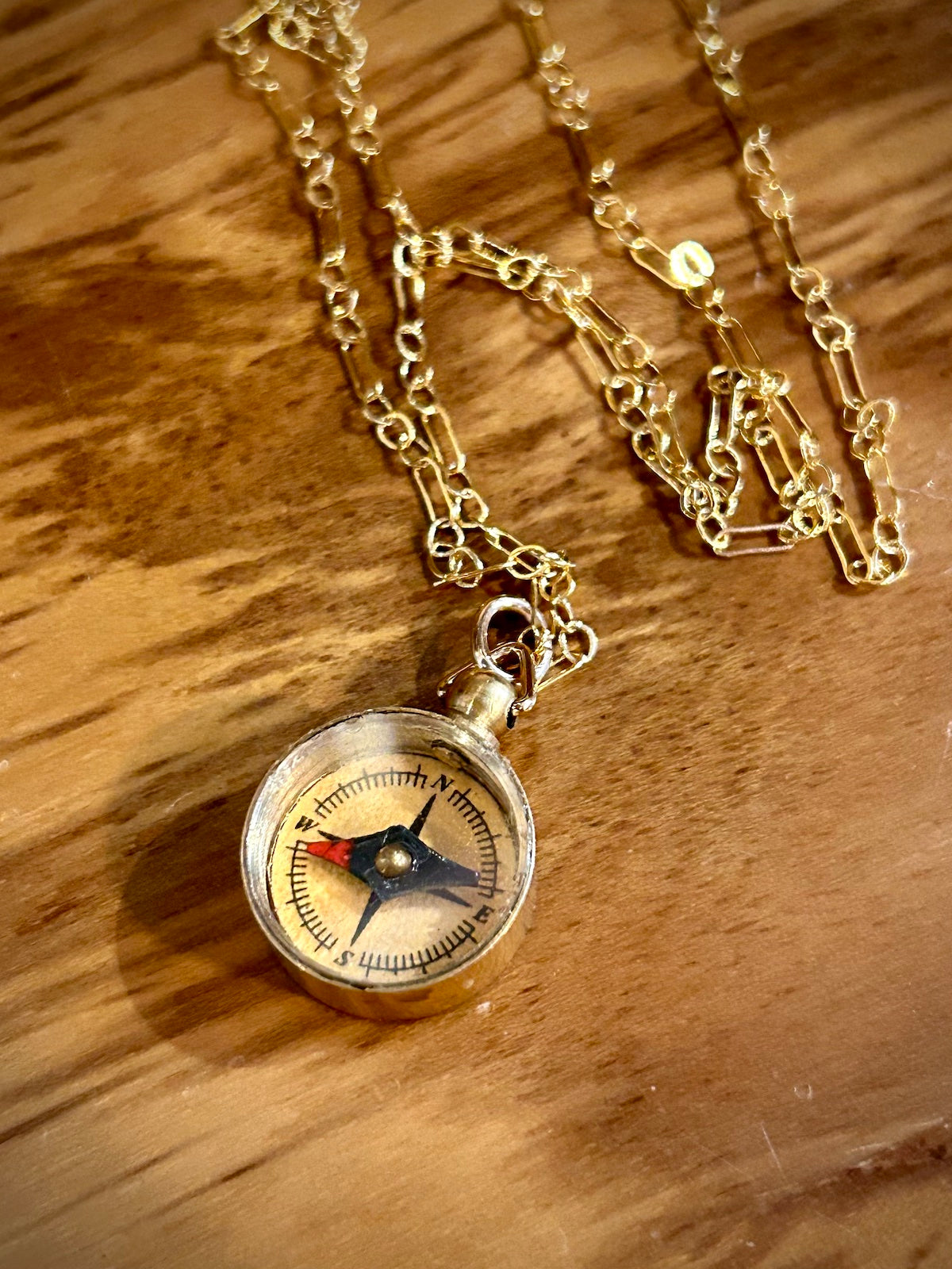 Tiny Compass Necklace