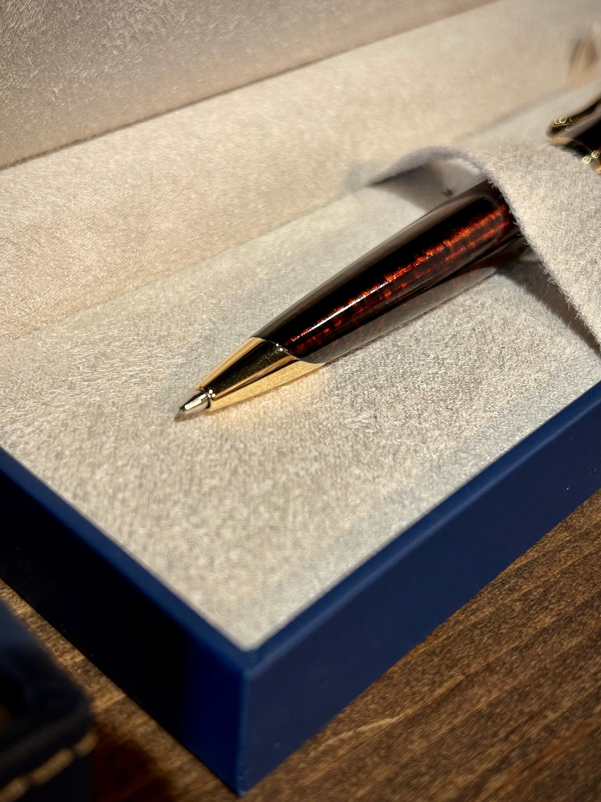 Waterman Carène Marine Amber with Gold Trim Ballpoint Pen