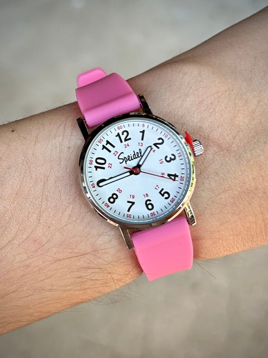 Speidel Petite Women's Scrub Watch™ with Pink Band