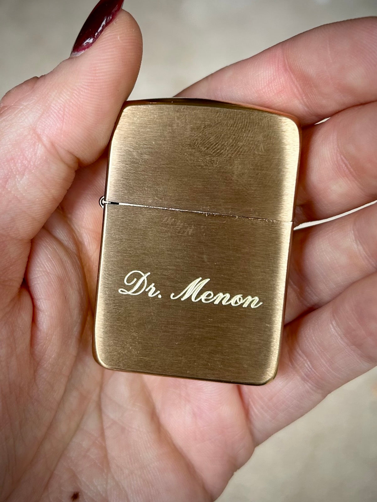 Zippo 1941 Replica Brushed Brass Windproof Lighter