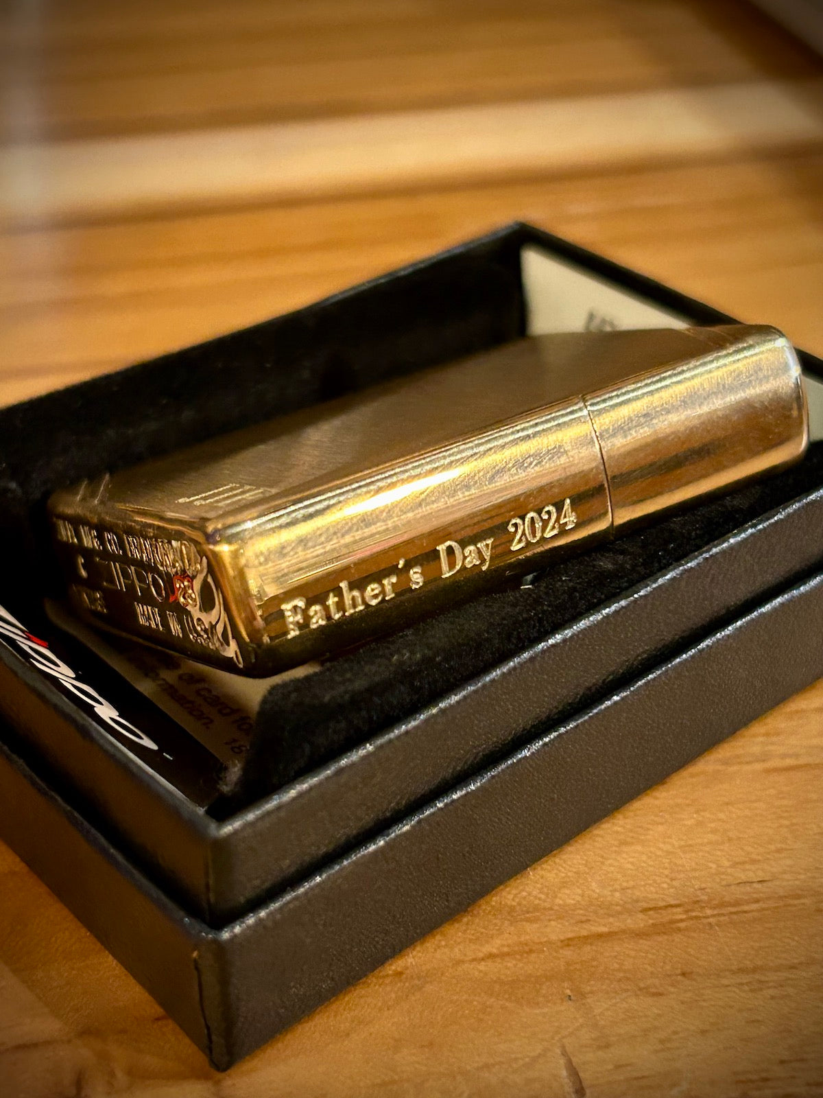 Zippo Vintage Brushed Finish Brass Windproof Lighter