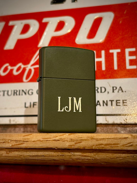 Zippo Green Matte Windproof Lighter