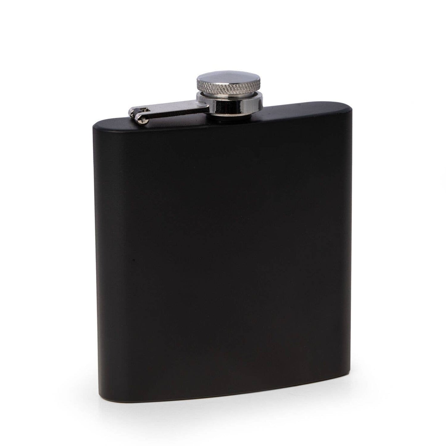 Matte Black 6 oz. Flask