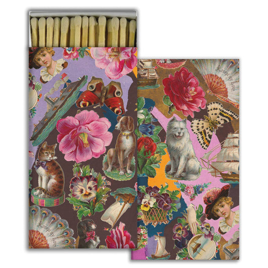 Victorian Collage Match Box