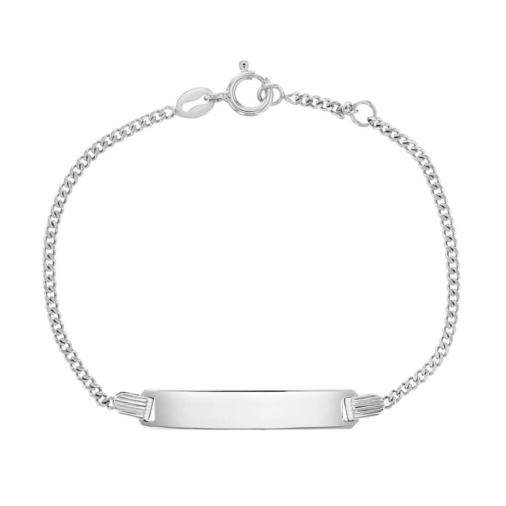 Sterling Silver Toddler ID Bracelet