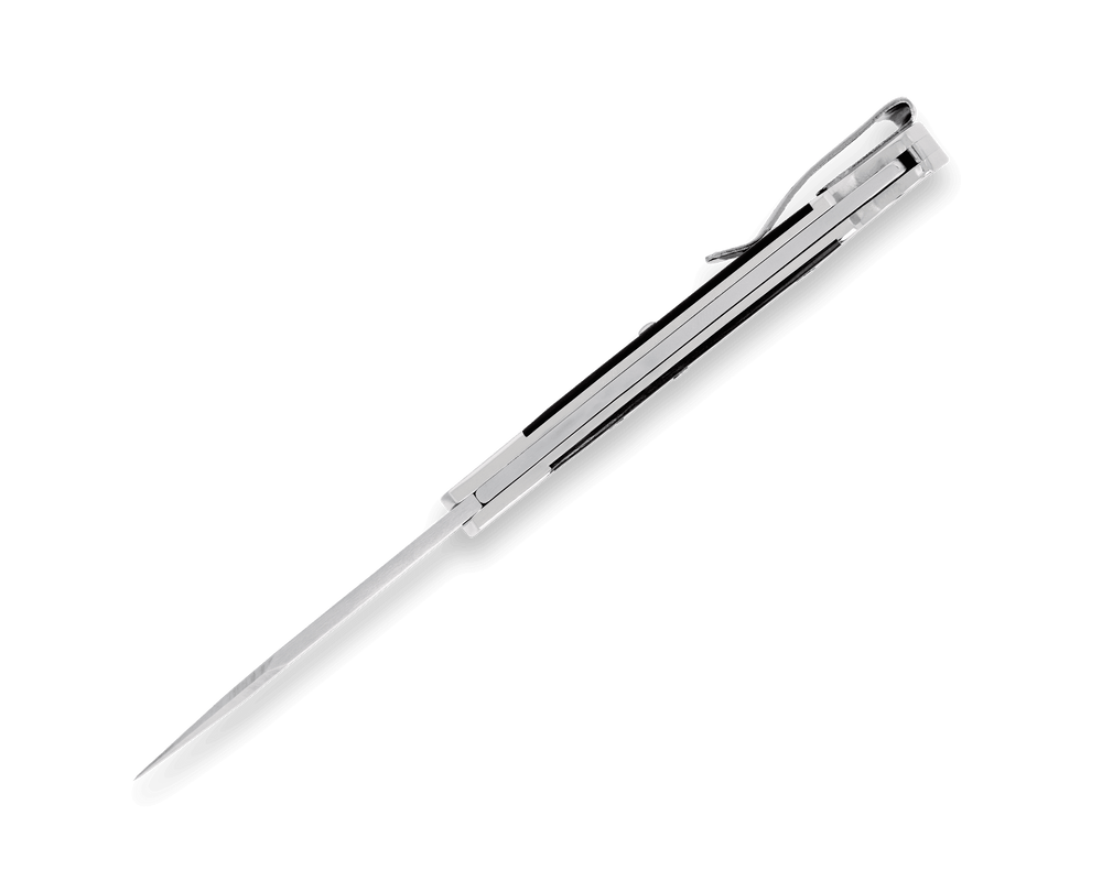 Buck 112 Ranger Slim Elite Heritage Knife Ebony Handle with Nickel Silver Bolsters