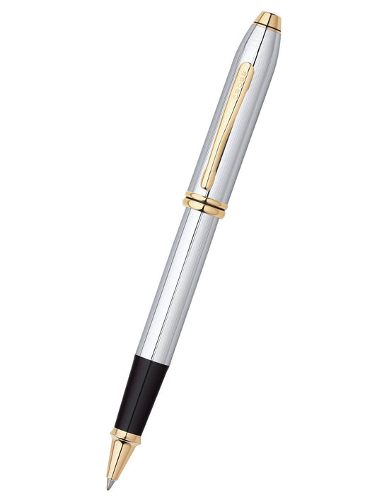 Cross Townsend® Medalist® Chrome with 23kt Gold Plated Appointments Rollerball Pen