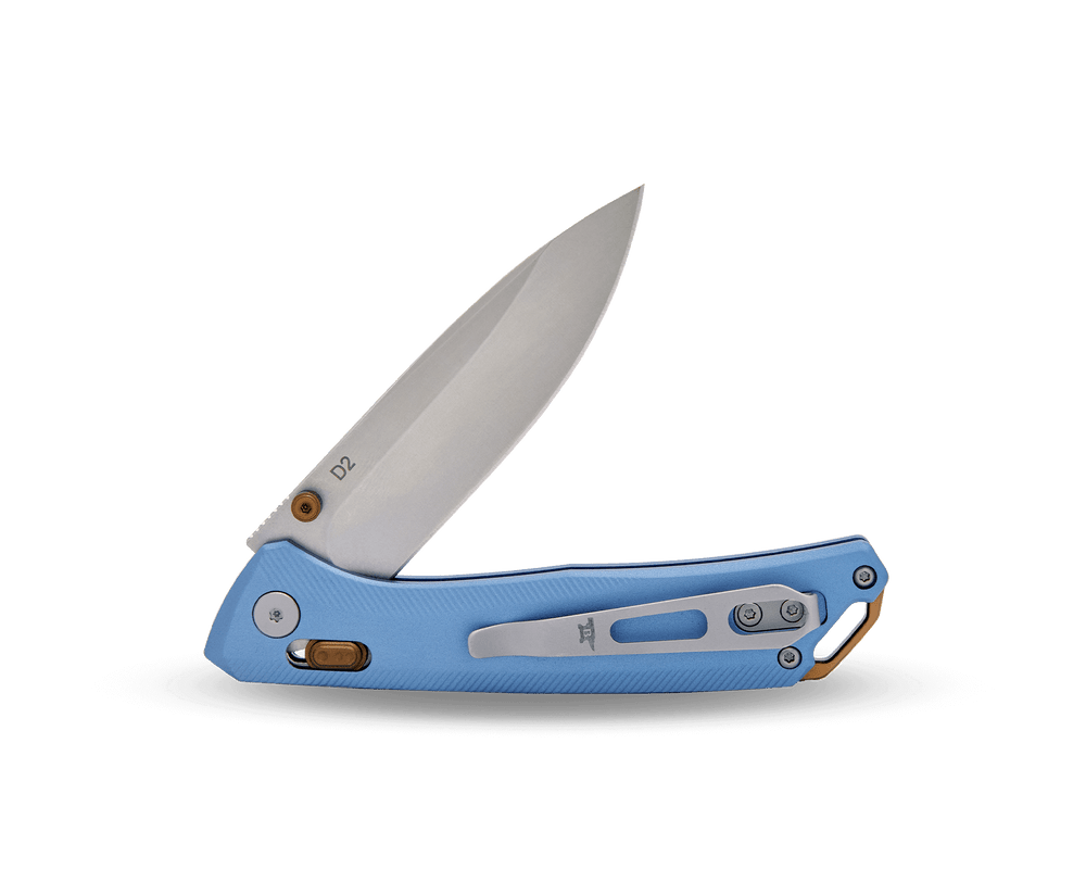 Buck 700 Nomad Blue Handle Pocket Knife