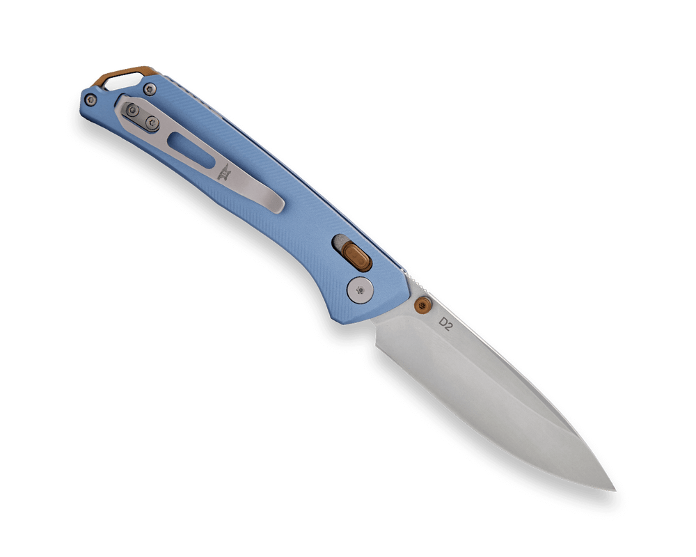 Buck 700 Nomad Blue Handle Pocket Knife