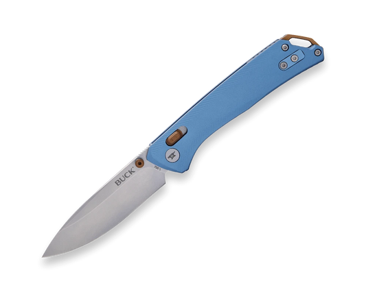 Buck 700 Nomad Blue Handle Pocket Knife