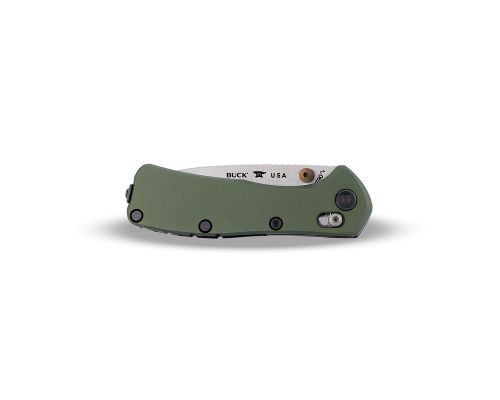 Buck 790 Mini Range Elite Green EDC Premium Pocket Knife