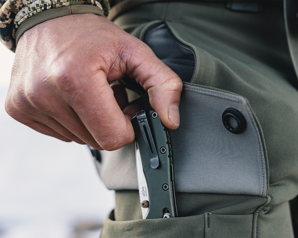 Buck 790 Mini Range Elite Green EDC Premium Pocket Knife