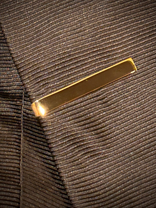 18kt Gold Classic Tie Bar