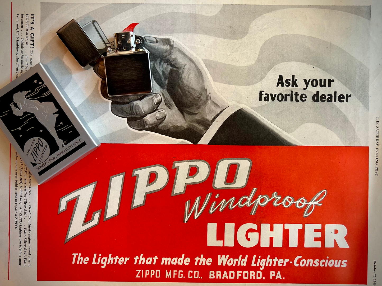 Zippo 1935 Replica Chrome Windproof Lighter