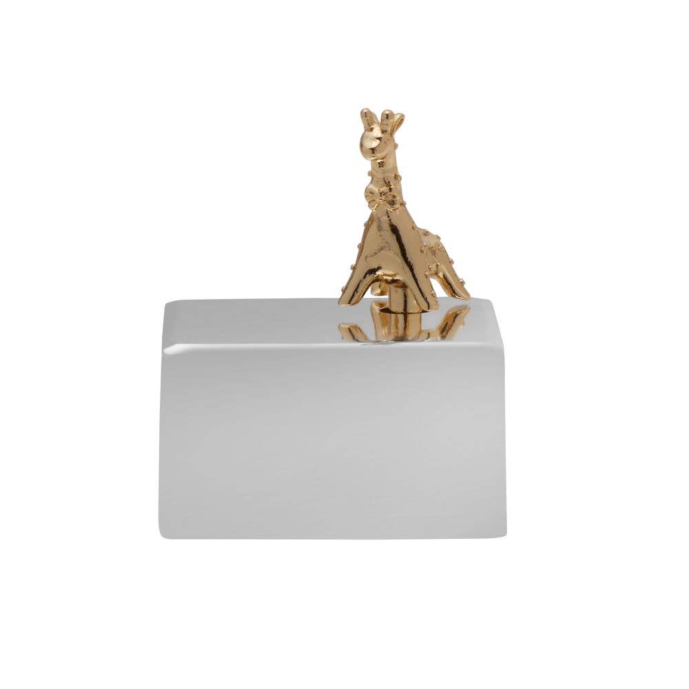 Wallace Baby Giraffe Silverplated Lullaby Music Box