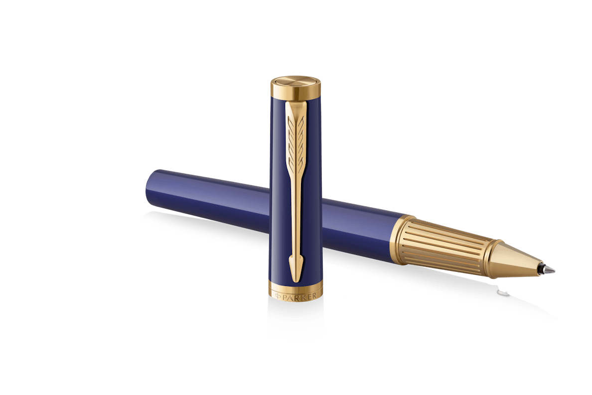 Parker Ingenuity Blue & Gold Rollerball Pen