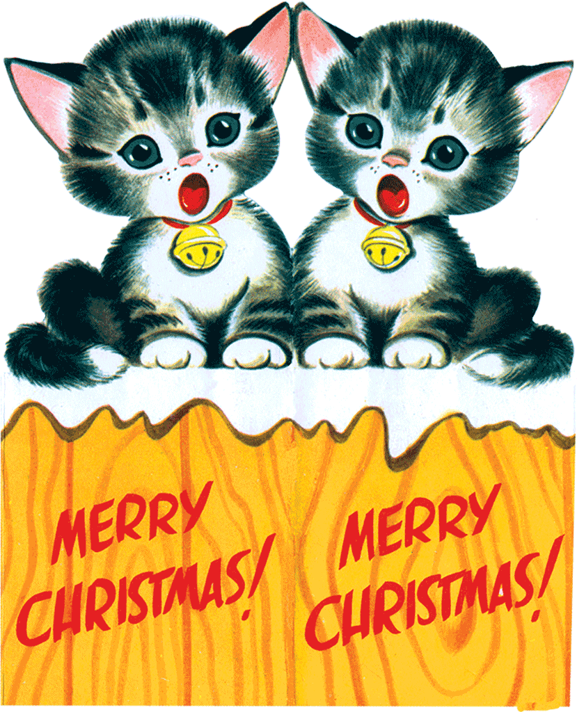 Merry Christmas Retro Christmas Greeting Card Packet