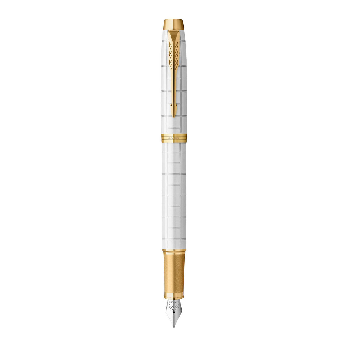 Parker IM Premium Pearl with Gold Trim Fine Nib Fountain Pen