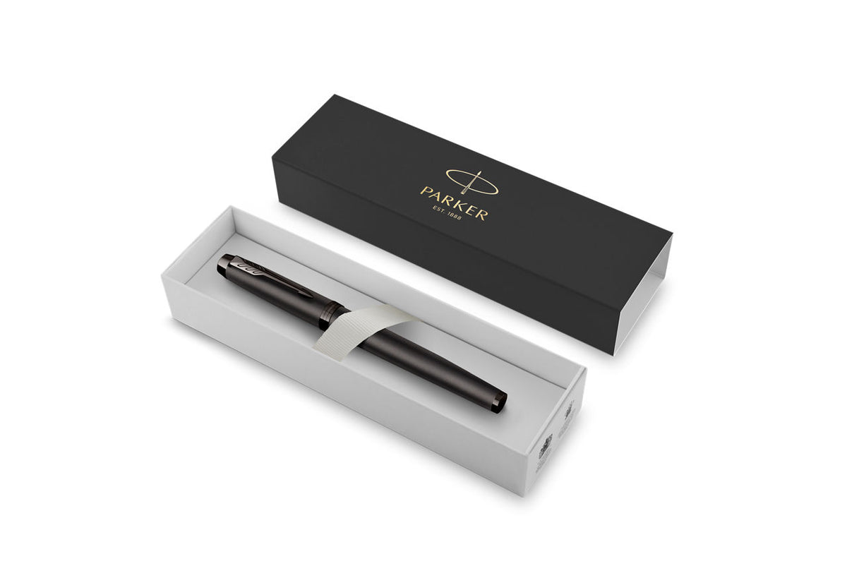 Parker IM Monochrome Titanium Lacquer with Gunmetal Trims Rollerball Pen