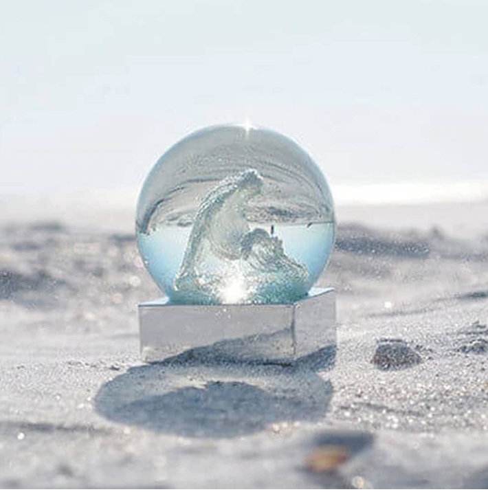 The Wave Snow Globe