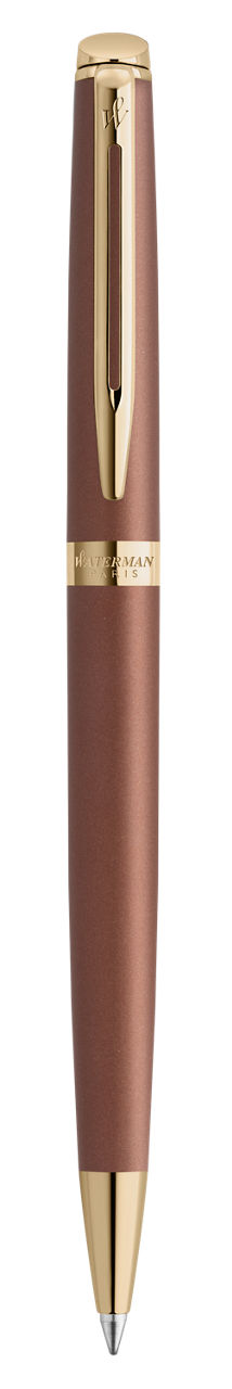 Waterman Hémisphère Understated Edit Metallic Copper Red with Gold Trim Ballpoint Pen