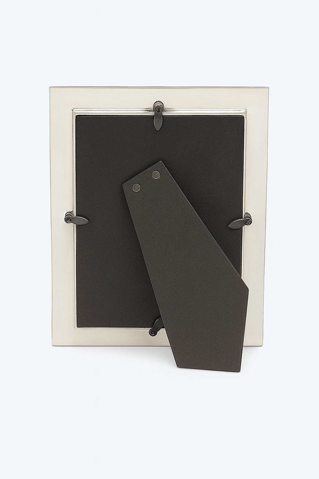 Heavy 5' x 7' Polished Pewter Frame With Easel Back