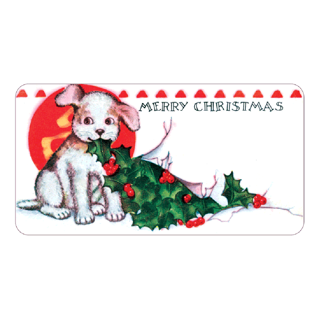 Vintage Christmas - Holiday Sticker Box