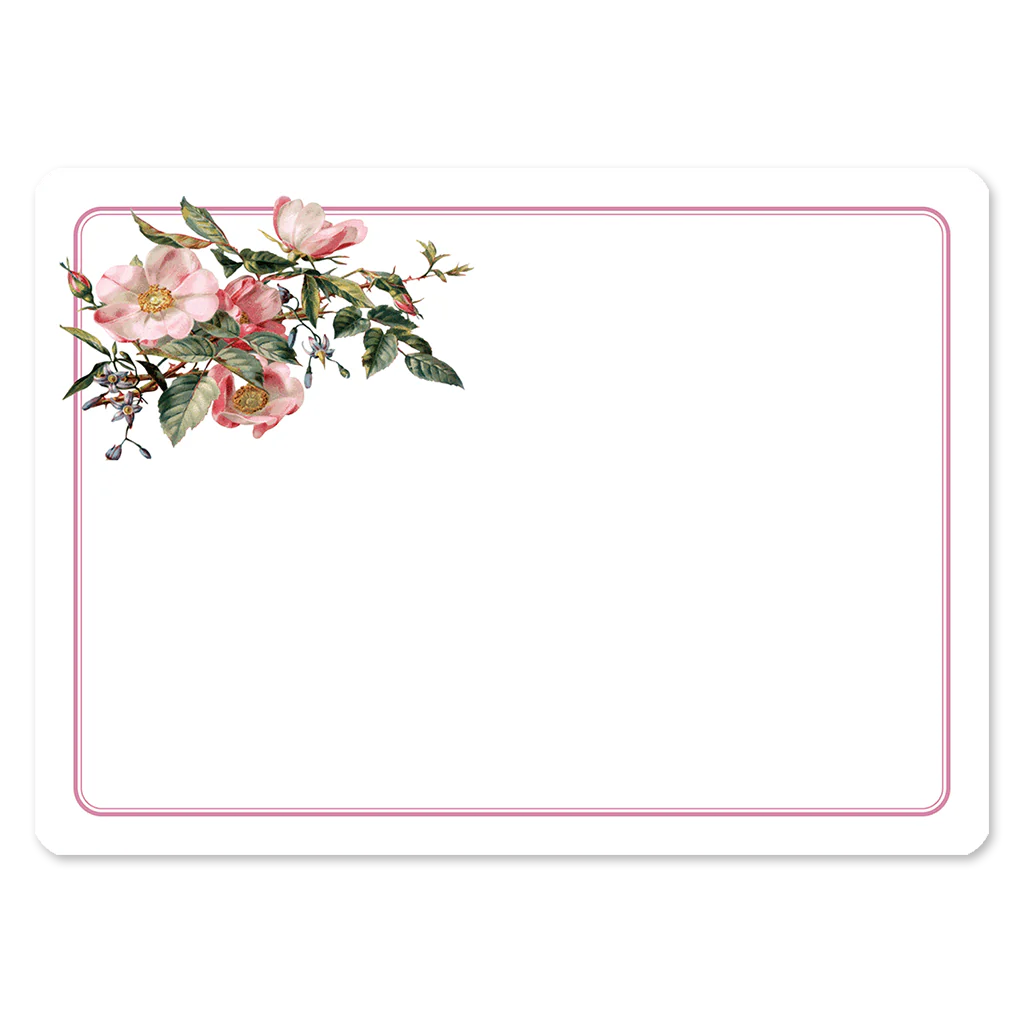 Romantic Roses Correspondence Cards (Social Stationery Set)