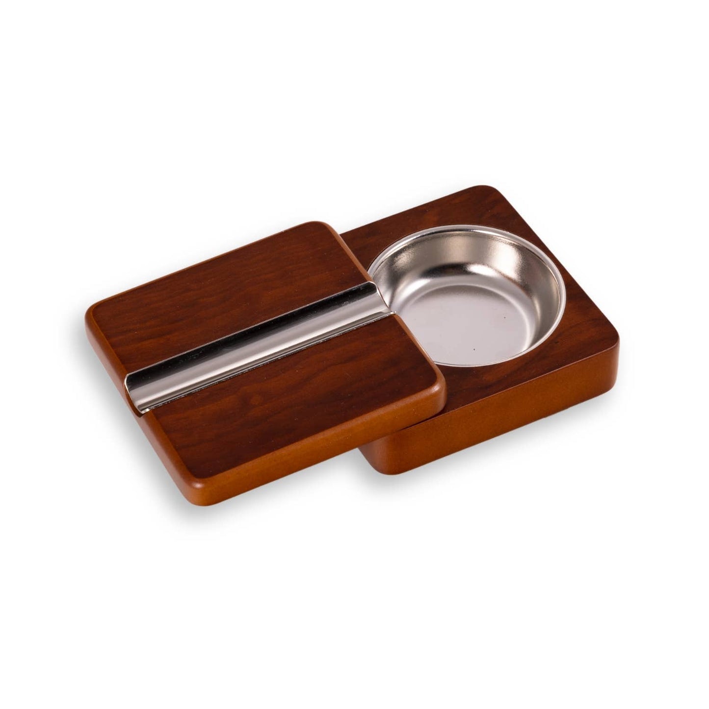 Rosewood Swivel Cigar Ashtray