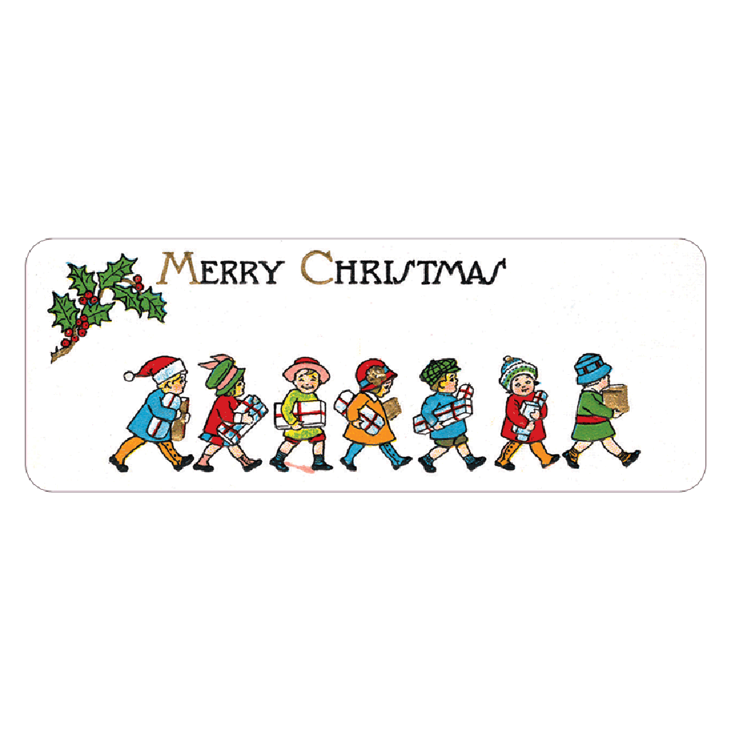 Vintage Christmas - Holiday Sticker Box